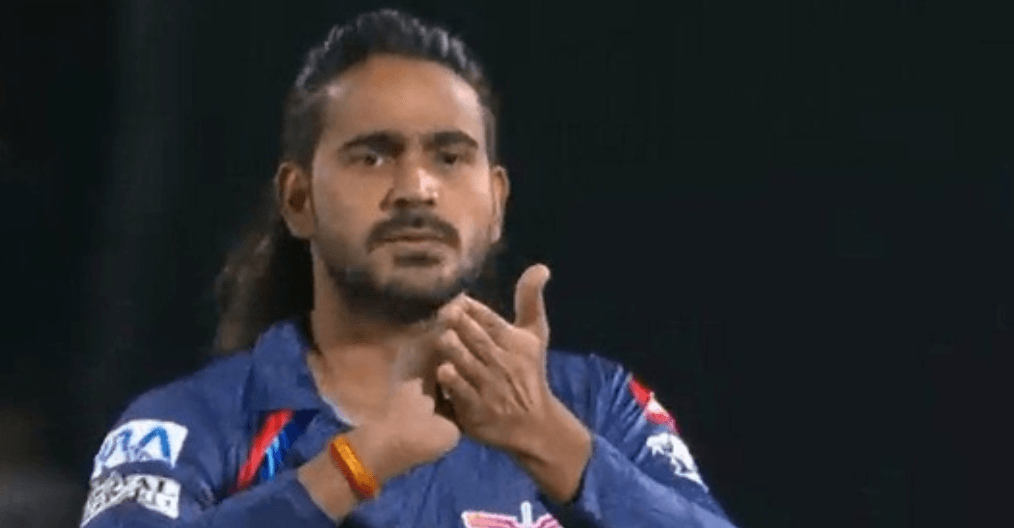 Digvesh Rathi sends off Shreyas Iyer with his notebook celebration(X)